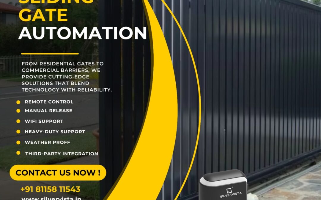 Why You Should Choose a Sliding Gate Motor from Silvervista in Chennai