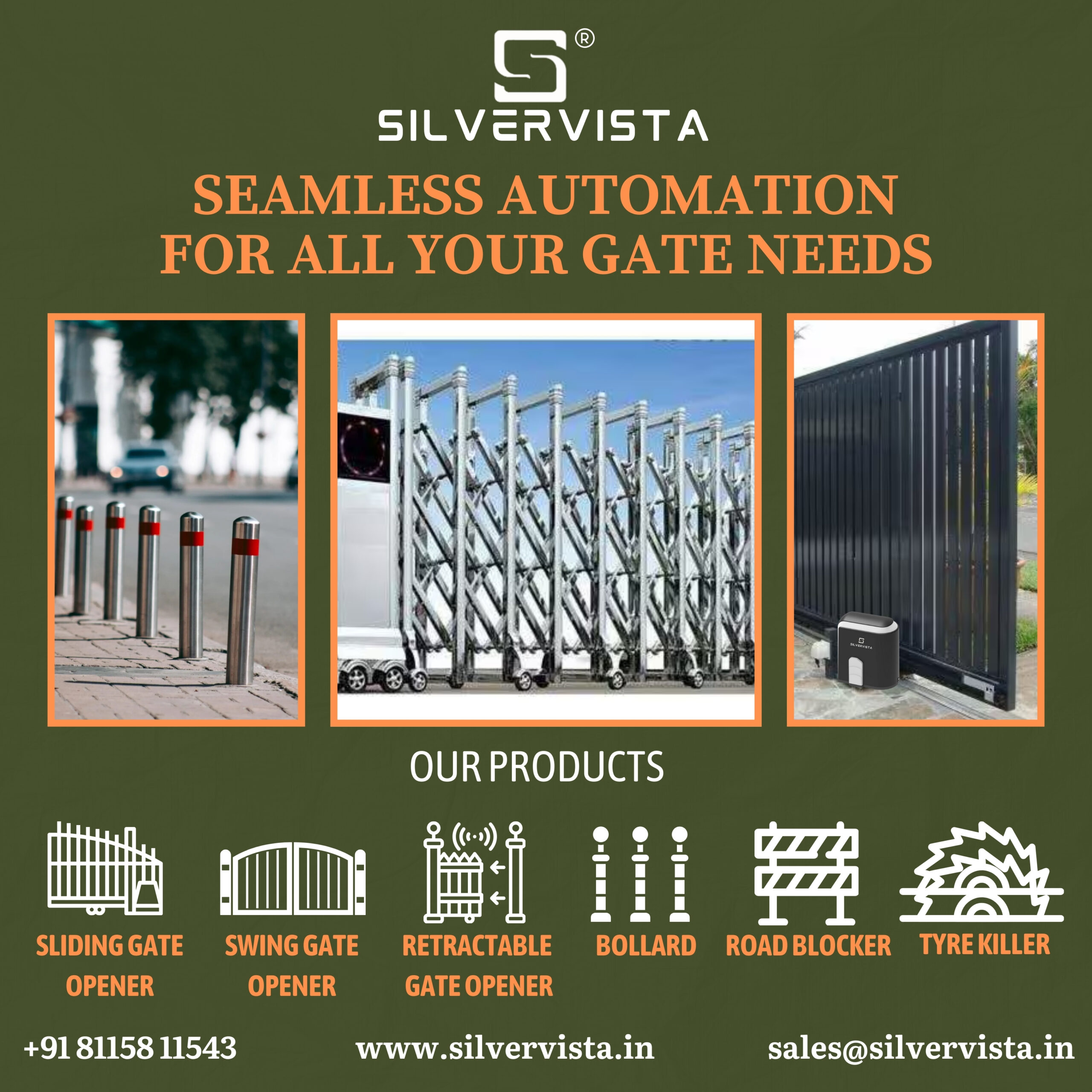 In todayâ€™s world, home security begins at the gate. A gate motor is no longer just a luxury; it is an essential component of a modern, secure home. Choosing the right gate motor can ensure safety, increase convenience, and add long-term value to your property. However, with many models and specifications available, selecting the right one can be overwhelming. Silvervista has created this professional guide to help homeowners, architects, and property developers choose the right gate motor for their main gate design.