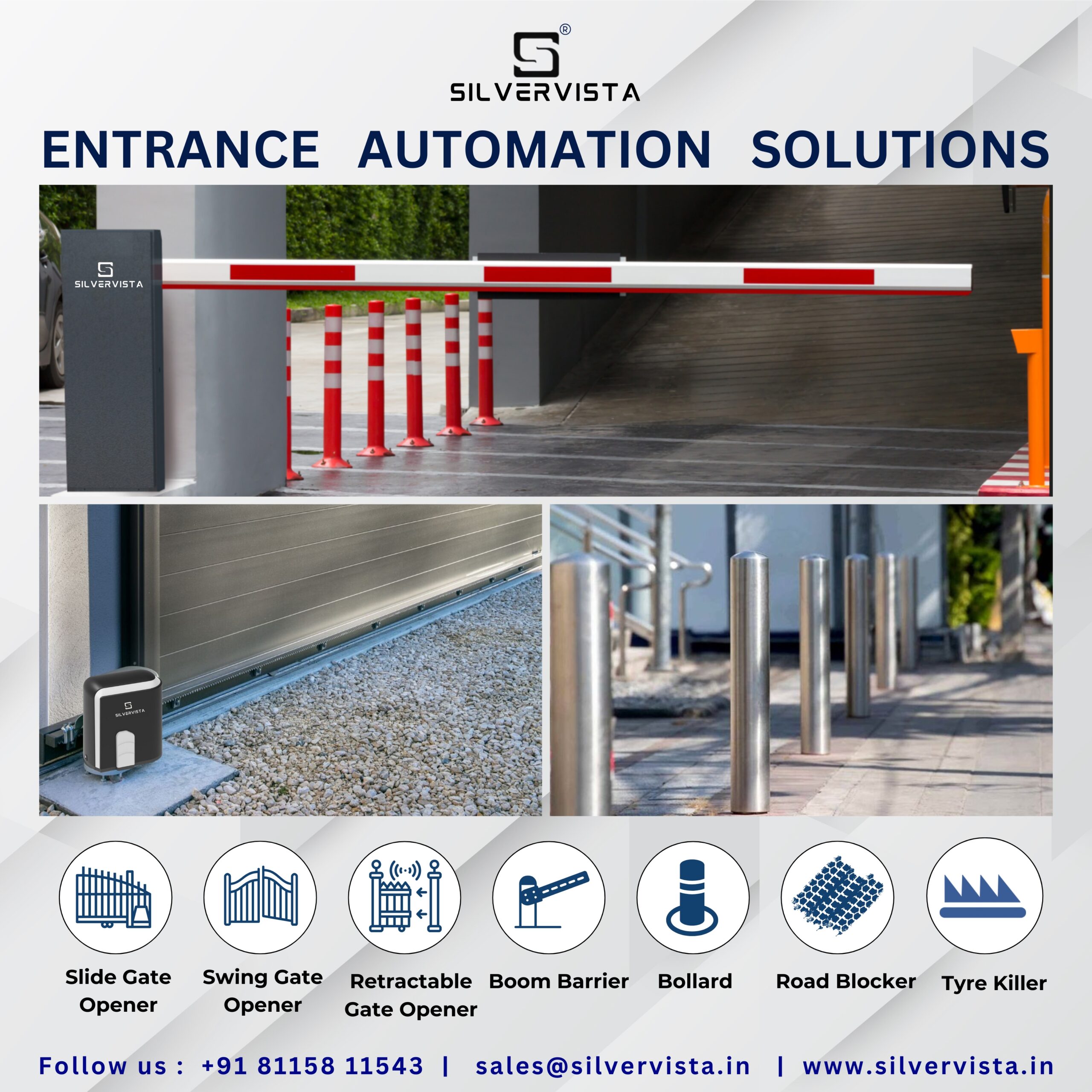 Choosing the right gate, whether a swing or sliding gate, is crucial. At SilverVista, we specialize in providing high-quality gates and smart gate automation solutions across India. In this blog, weâ€™ll walk you through why your gate choice matters, and how to make the best decision for your property