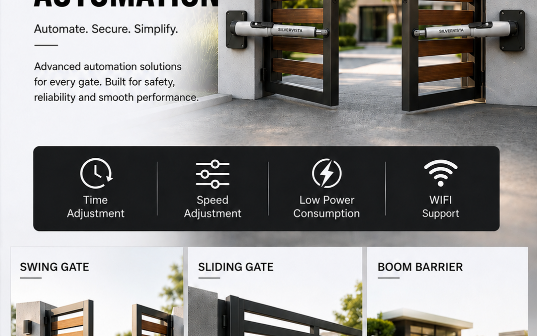8 Smart Gate Automation Solutions by Silvervista Chennai