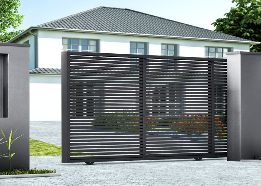 Gates 4 Onyx Horizontal Slat Gate - SilverVista Chennai