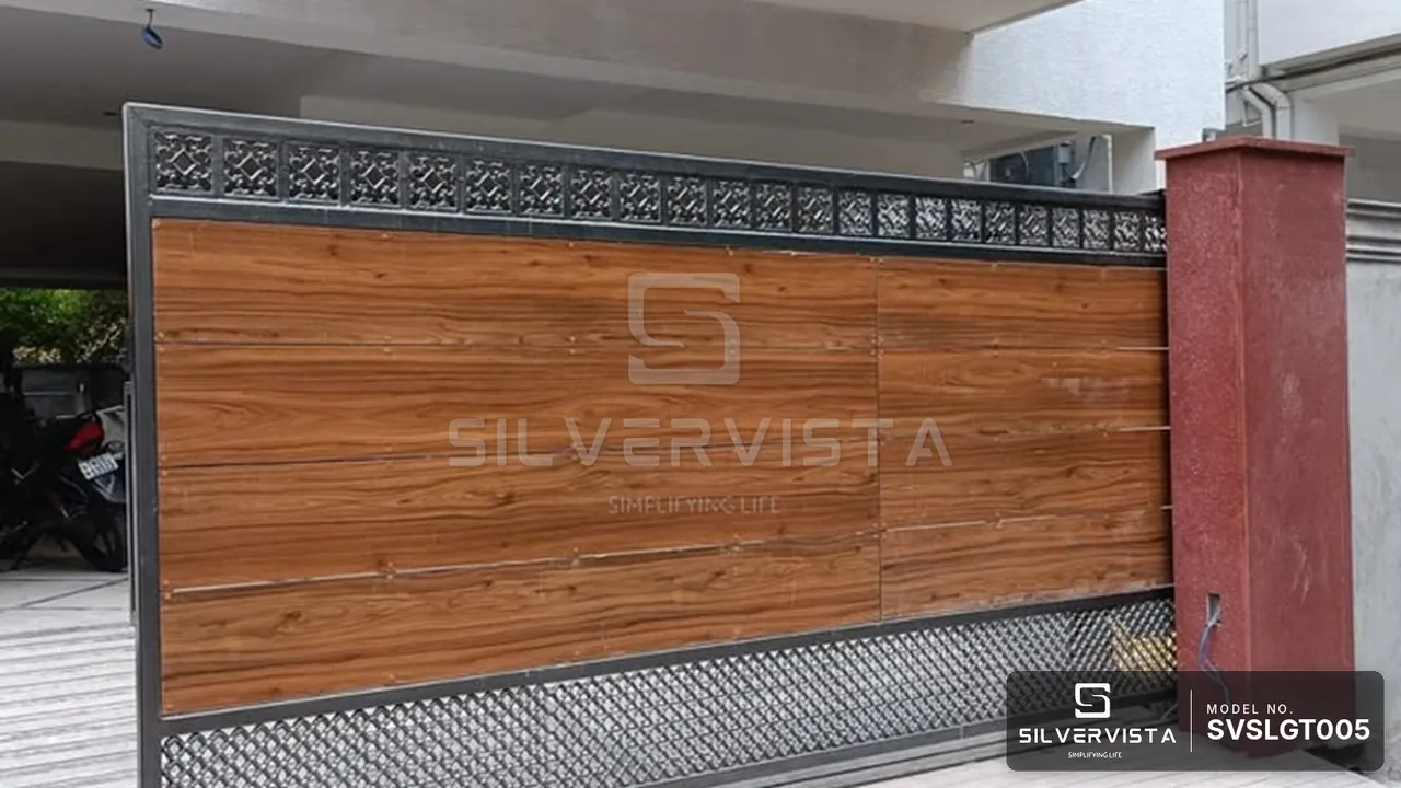 Heritage Trellis Wood Gate 1 Heritage Trellis Wood Gate - SilverVista Chennai